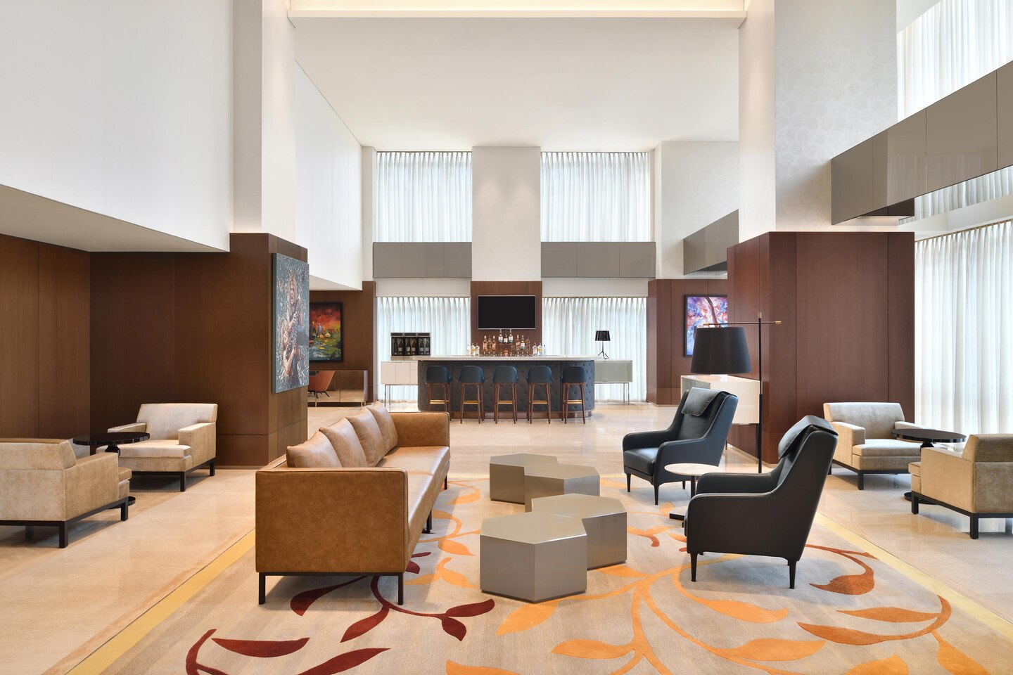 الصين فندق أريكة الحديثة الفاخرة فندق ومنتجع Cuntom أثاث تجاري غرفة المعيشة أريكة