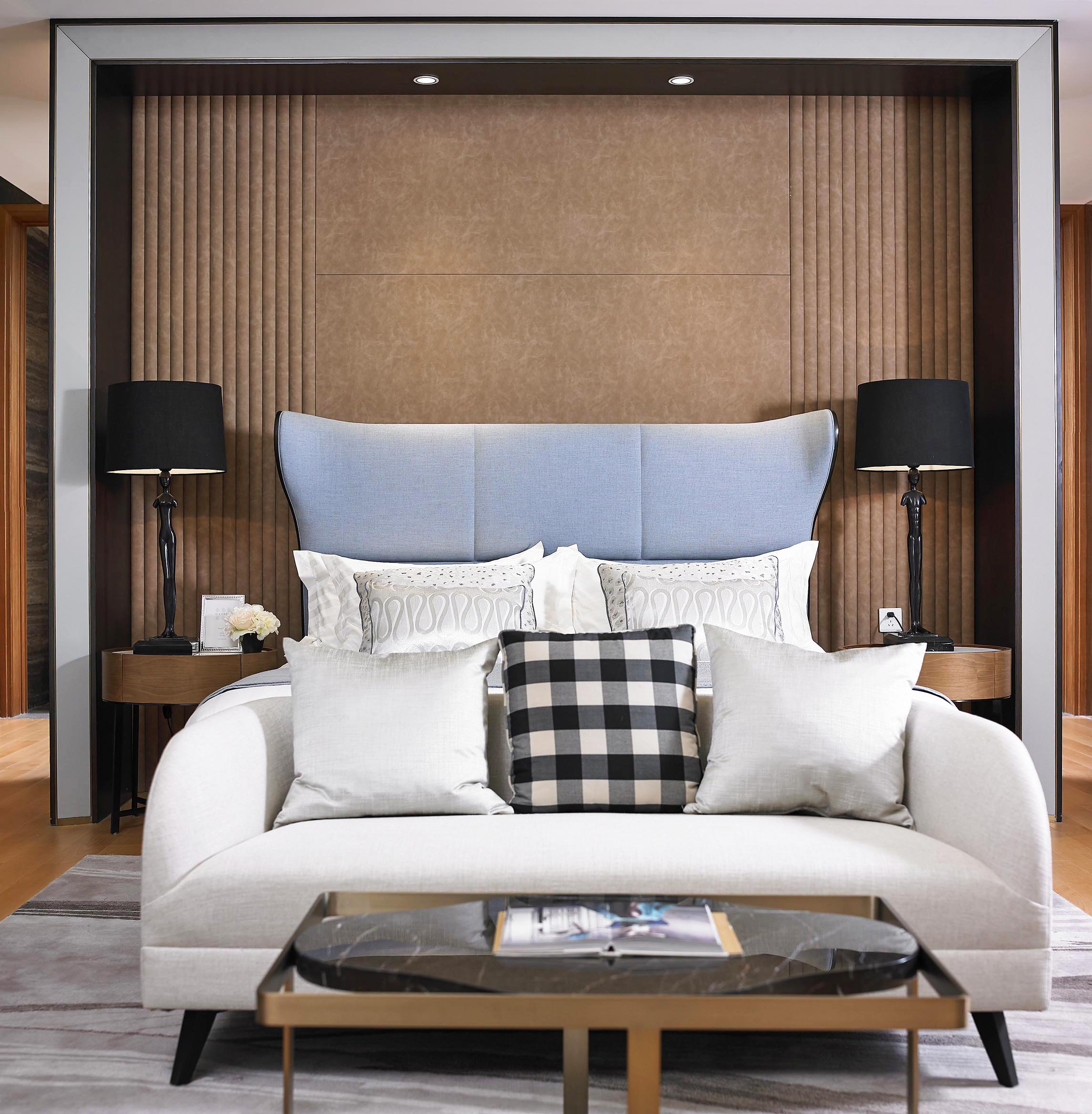 يمكن تخصيص الصين الحديثة المصممة مجموعة أريكة فاخرة أثاث غرفة المعيشة السكنية
