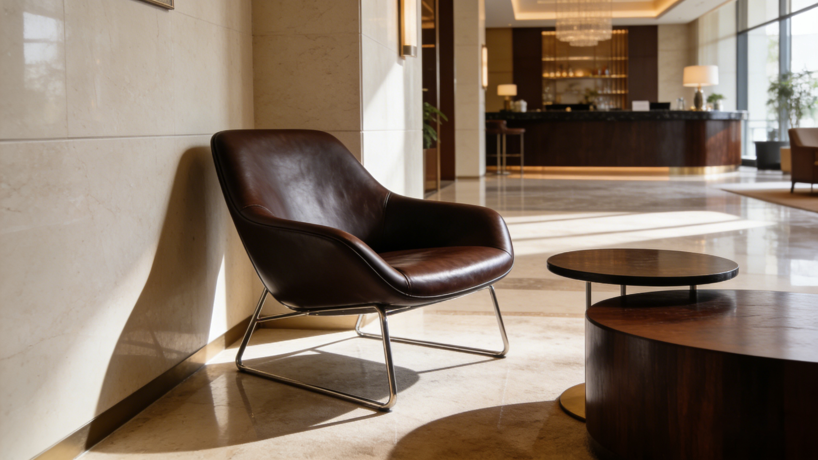 أثاث بهو الفندق مصنوع حسب الطلب