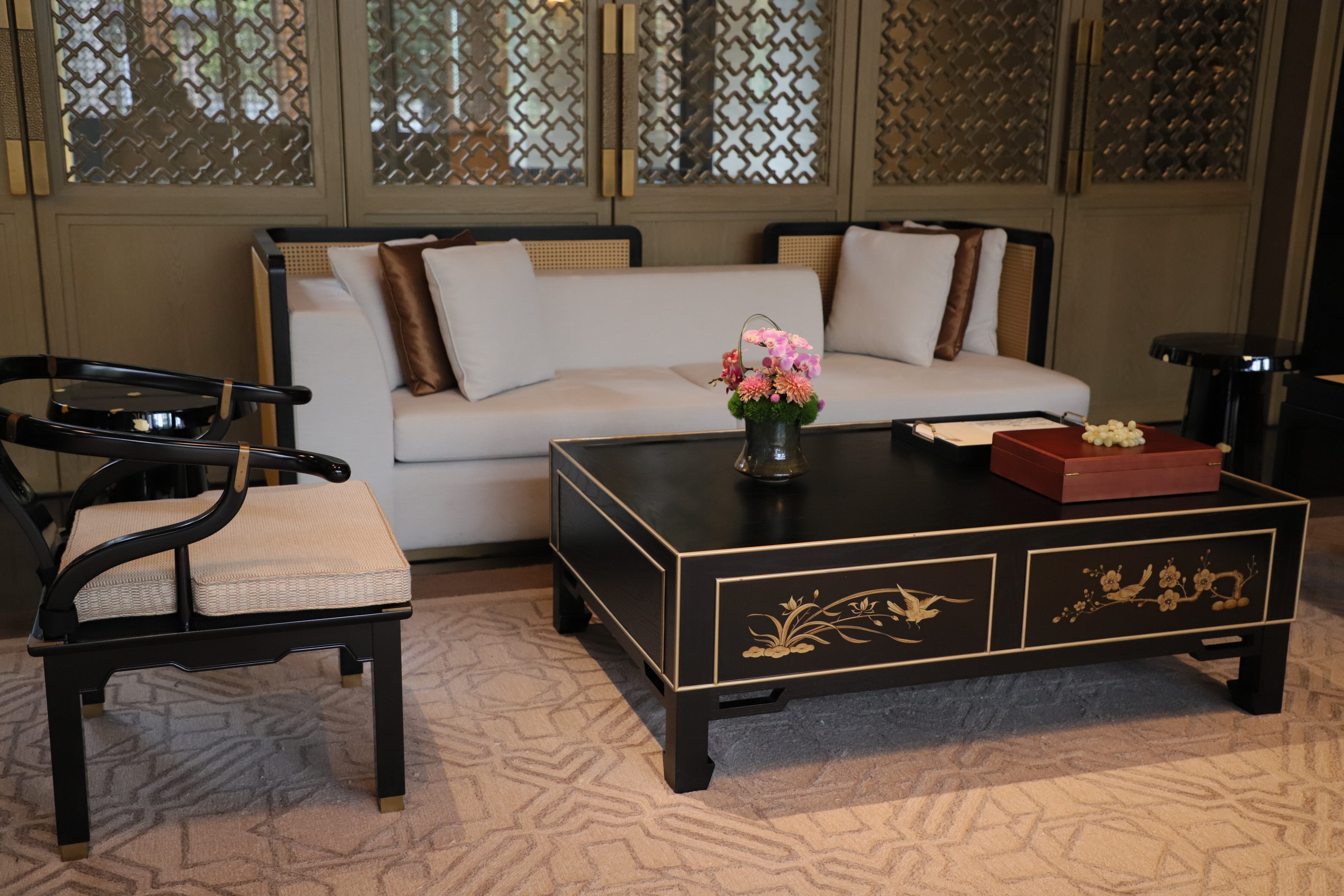 أثاث المنطقة العامة لفندق MGM Grand، Zhuhai Zhengfang Xiangshan Guest House