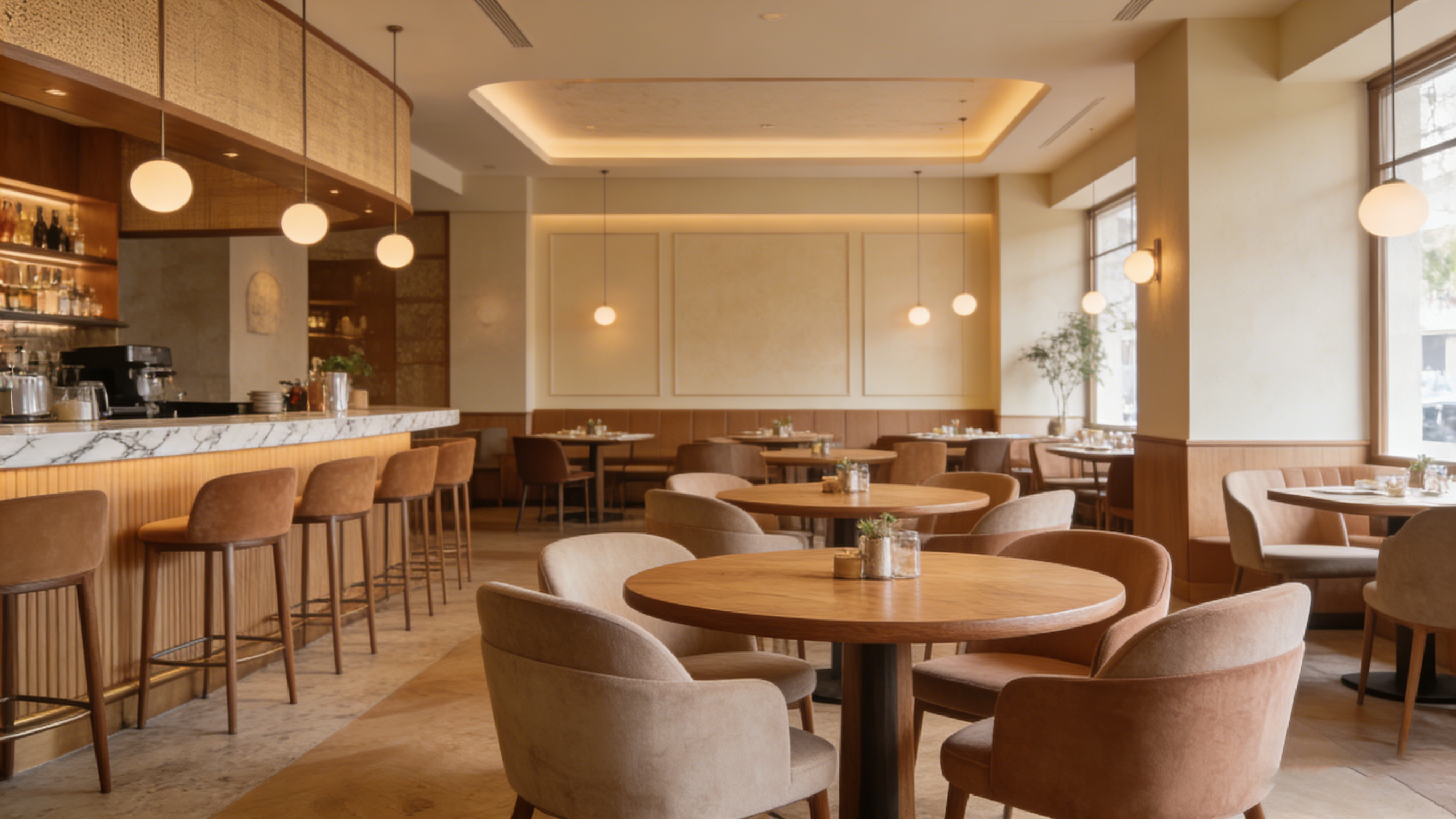 أثاث مطعم 5 نجوم