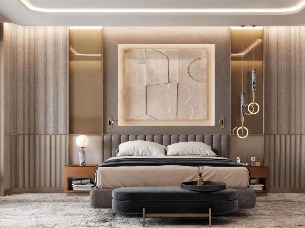 القشرة الخشبية لفندق موفنبيك شجرة الزيتون، بغداد، العراق