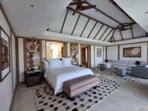 أثاث غرف الضيوف في منتجع فور سيزونز موريشيوس